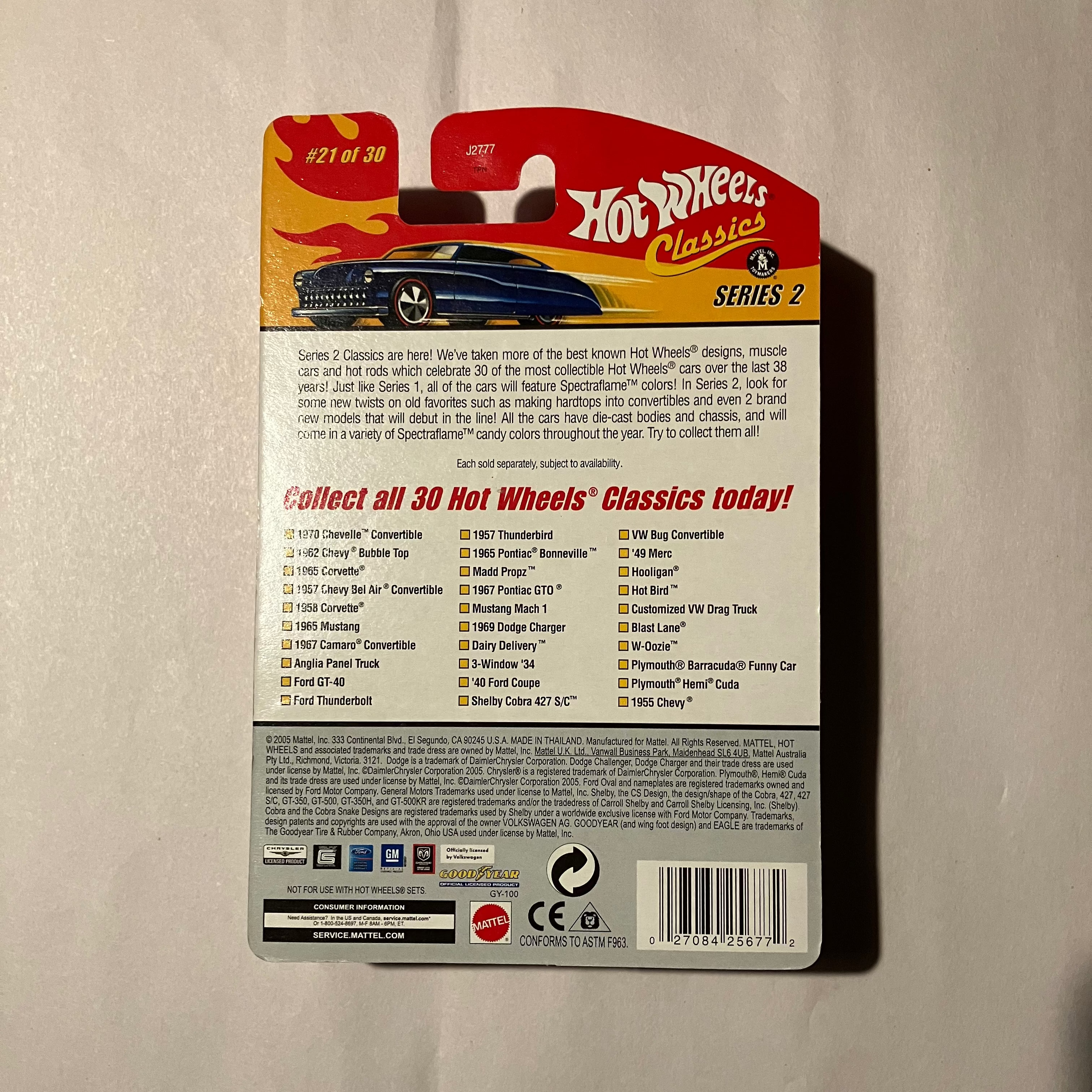 Hot Wheels Classics Series 2 VW Bug Convertible #21 of 30