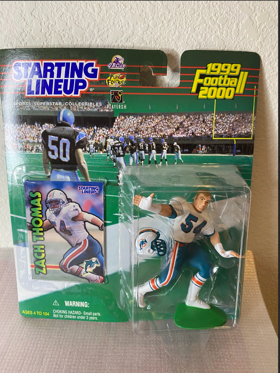 Zach Thomas – 1999 Starting Lineup Football Figure