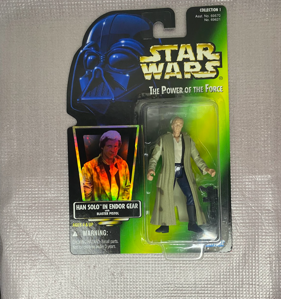 Star Wars: The Power of the Force – Han Solo in Endor Gear (Blaster Pistol)