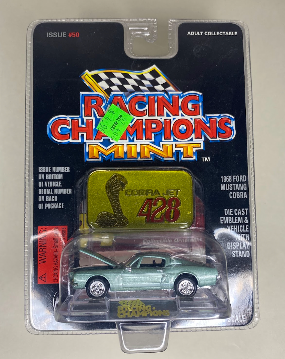 Racing Champions Mint – 1968 Ford Mustang Cobra Jet 428 (Issue #50)