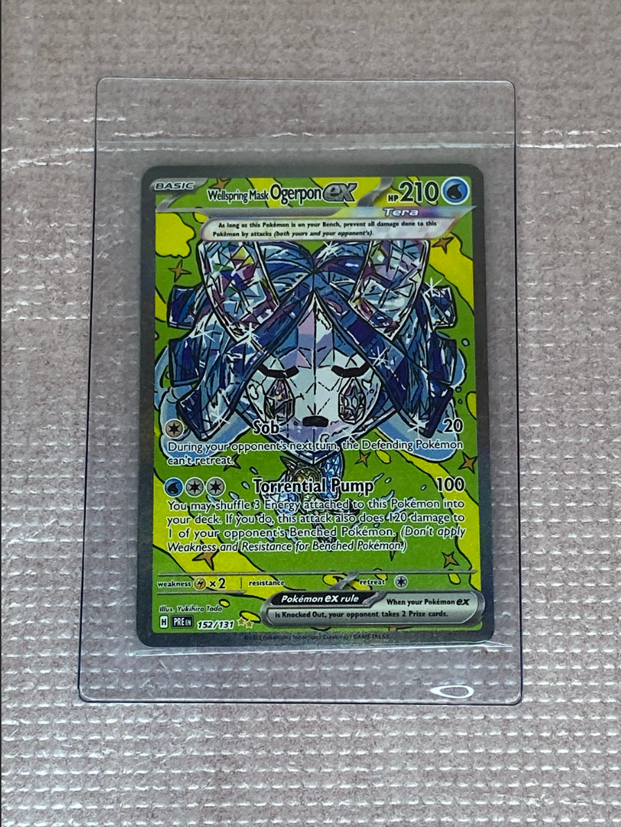 Wellspring Mask Ogerpon ex (Tera) – Full Art Secret Rare
