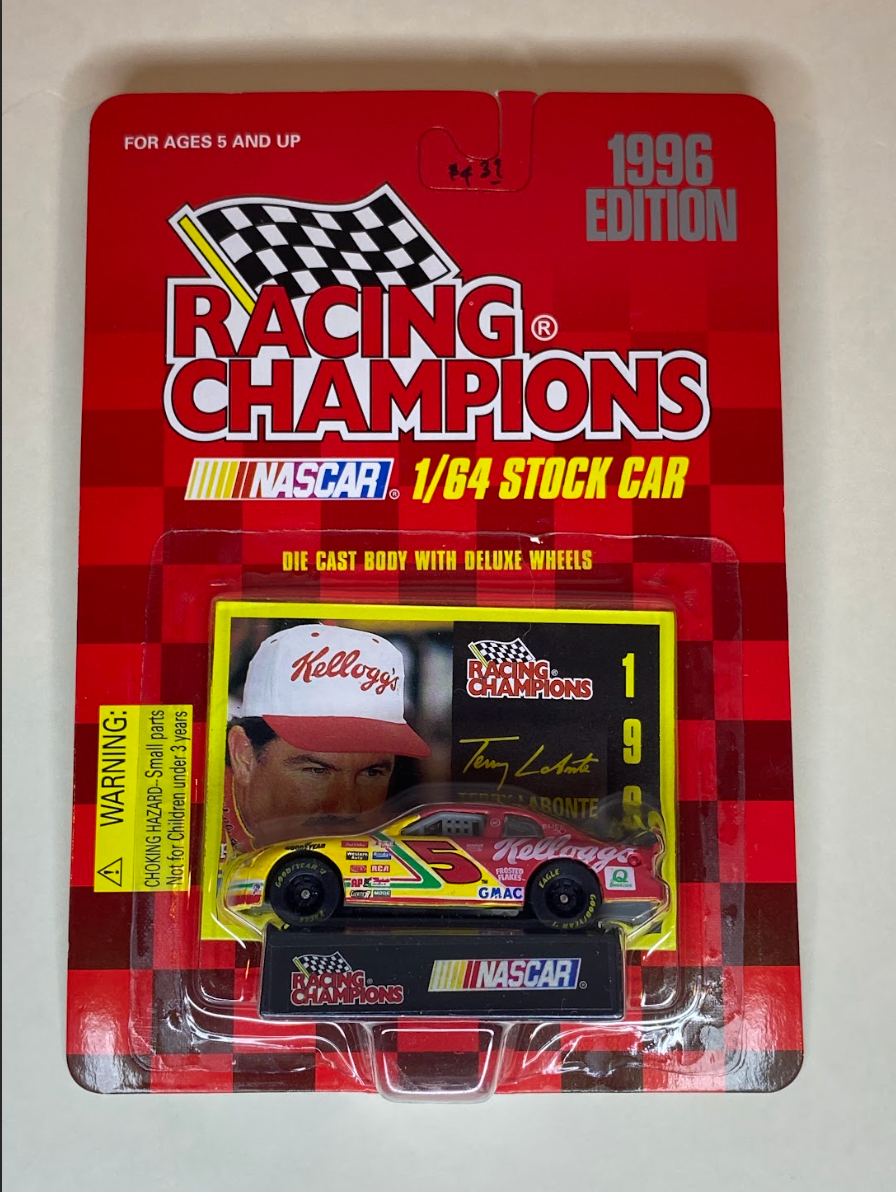 1996 Racing Champions Terry Labonte #5 Kellogg’s NASCAR 1:64 Stock Car | Die-Cast | Mint on Card (MOC)