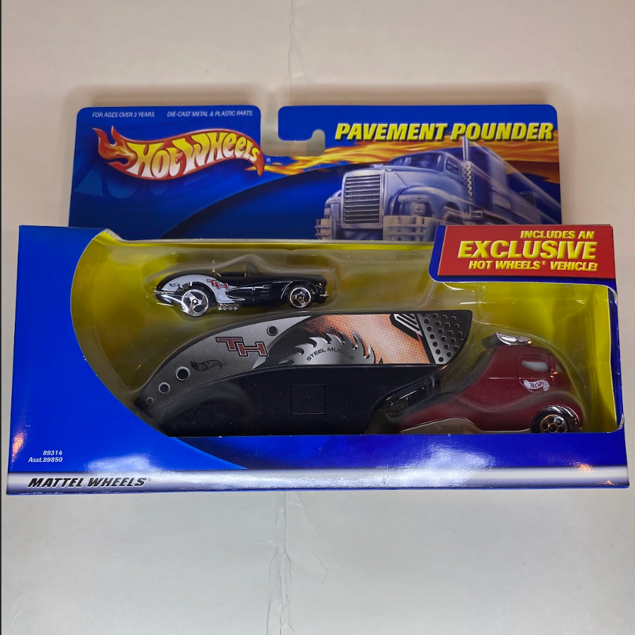 Hot Wheels Pavement Pounder β Steel Muscle Edition | Exclusive Vehicle | Mint in Package