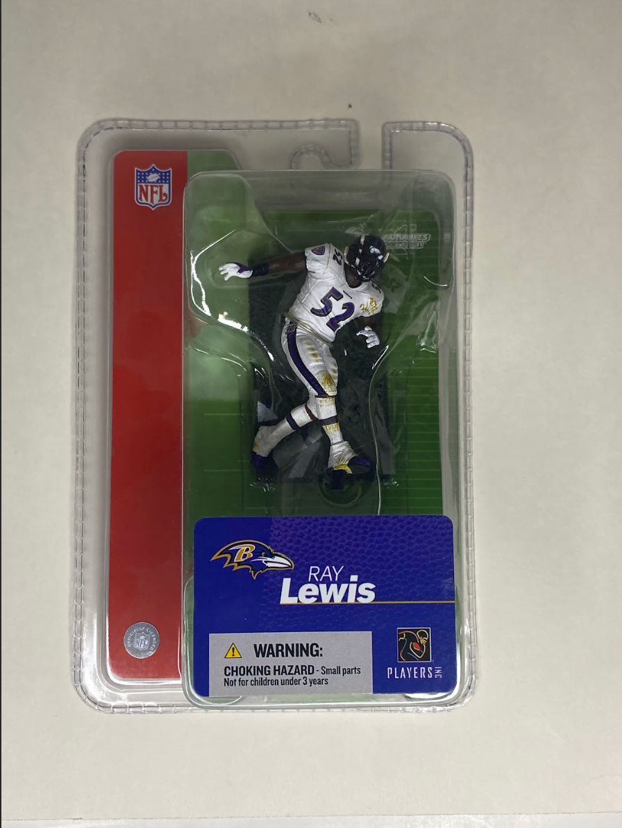 Ray Lewis McFarlane’s SportsPicks NFL Action Figure – Baltimore Ravens (White Jersey Edition)