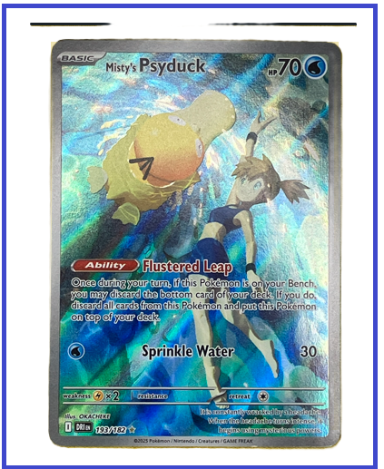 MISTY'S PSYDUCK #193 2025 POKEMON DRI EN-DESTINED RIVALS ILLUSTRATION RARE