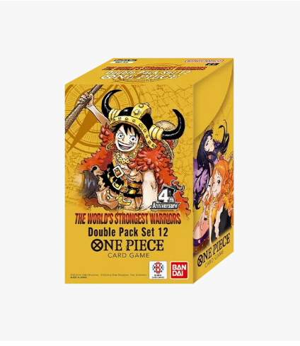 Bandai Trading Card Games One Piece Double Pack Set Vol.12 - Factory Sealed