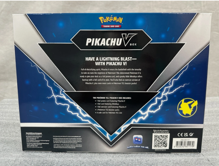 Pokemon TCG Pikachu V Collection Box Factory Sealed