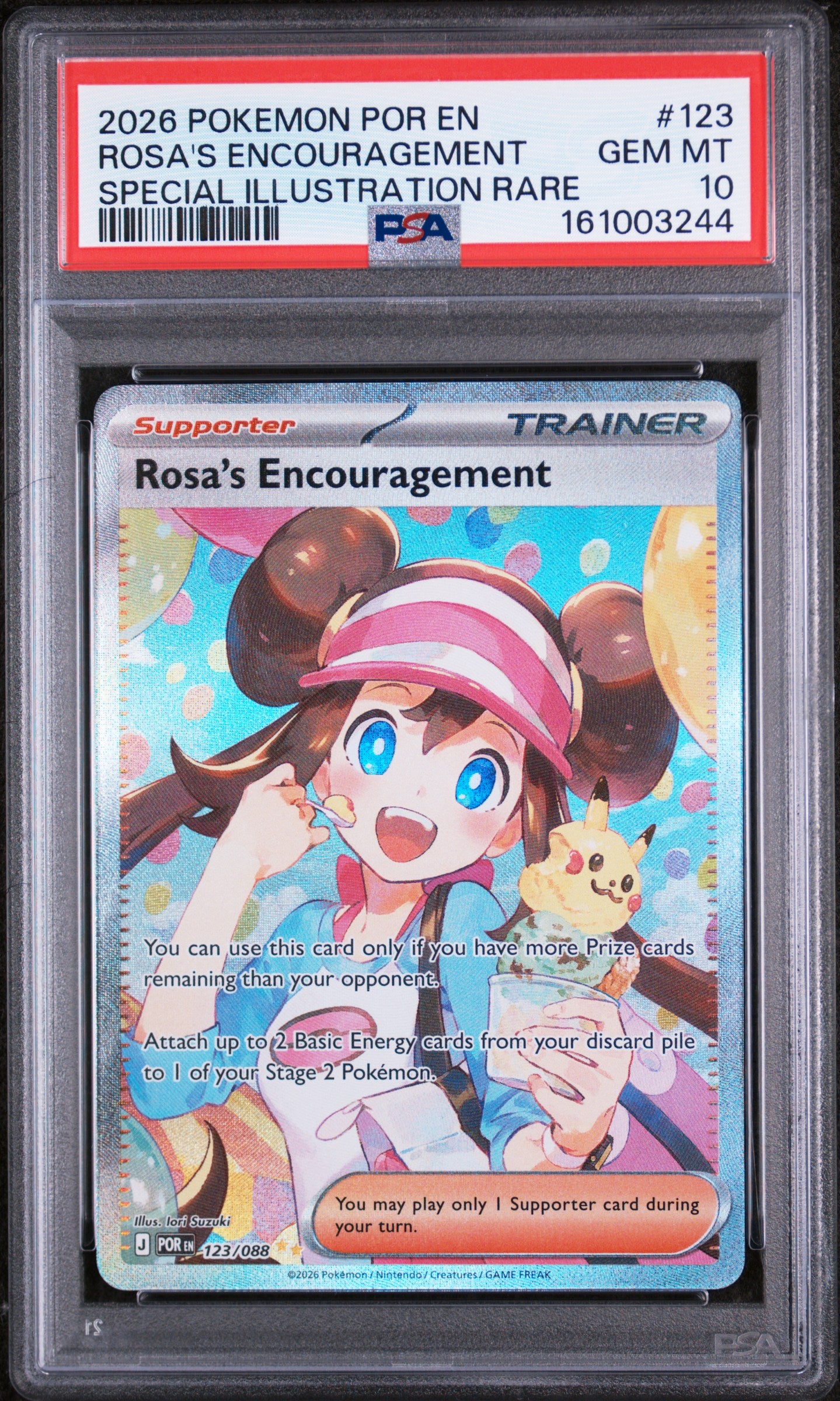 Rosa's Encouragement 123/088 Me03: Perfect Order Special Illustration with perfect "10"