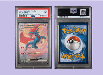 2025 Pokémon EN-Journey Together JTG ~ Salamence ex Special Illustration Rare (SIR) # 187 "Ungraded" (Copy)