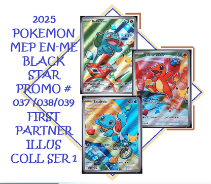 2025 Pokémon First Partner Illustration Collection Series 1 Kanto Set 'all PSA 10'