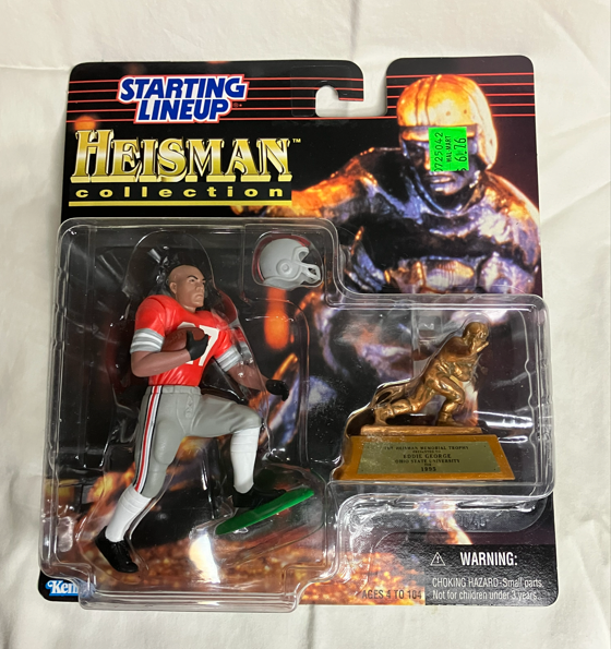 Eddie George Heisman Trophy Collection Starting Lineup Ohio State Buckeyes