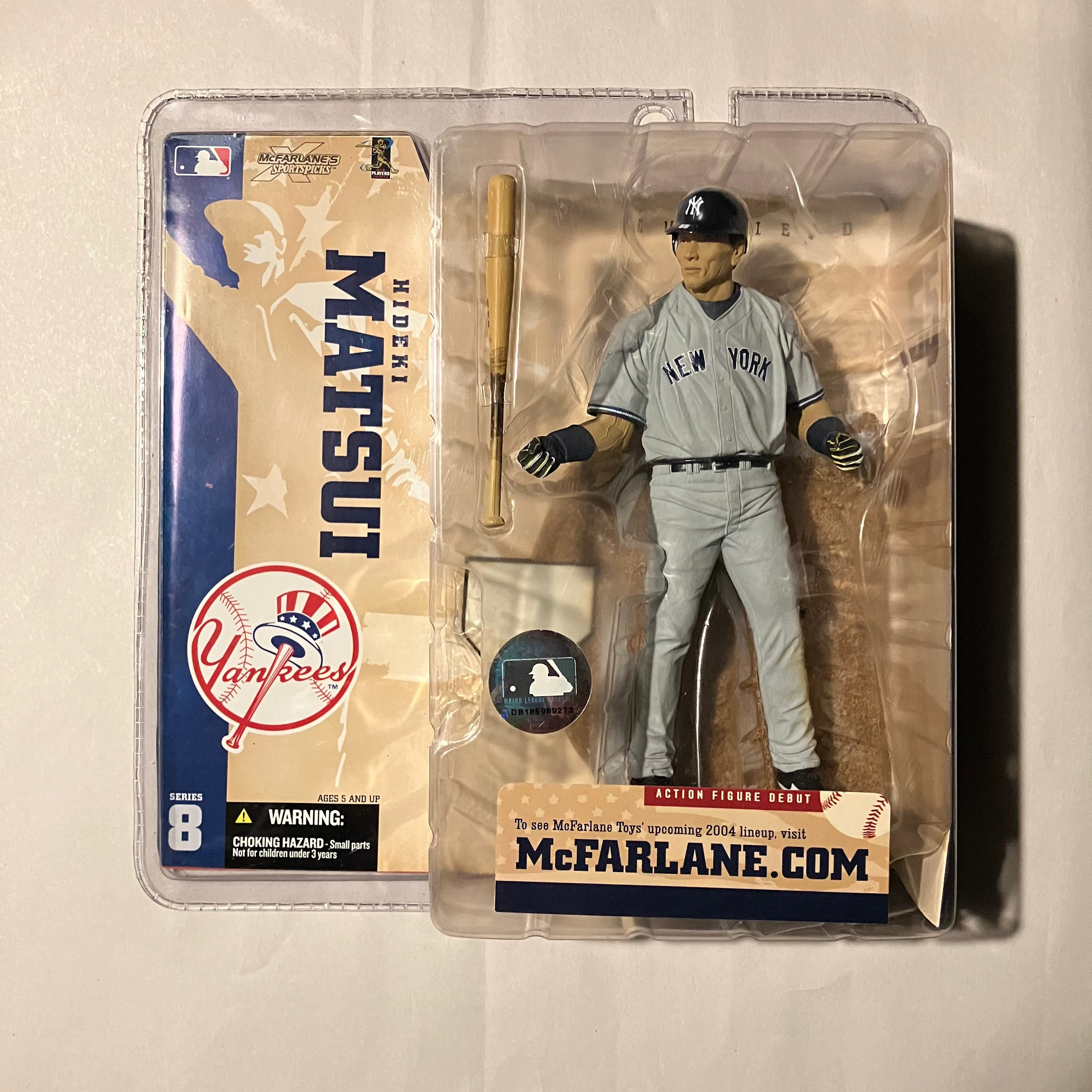 Hideki Matsui McFarlane’s Sports Picks MLB Series 8 Action Figure/2004/Gray – NY Yankees