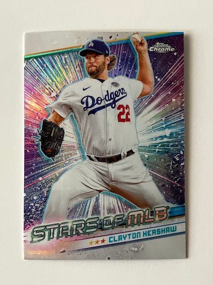 2024 Topps Stars OF MLB Chrome CSMLB37 Clayton Kershaw Series: 2 "Ungraded"