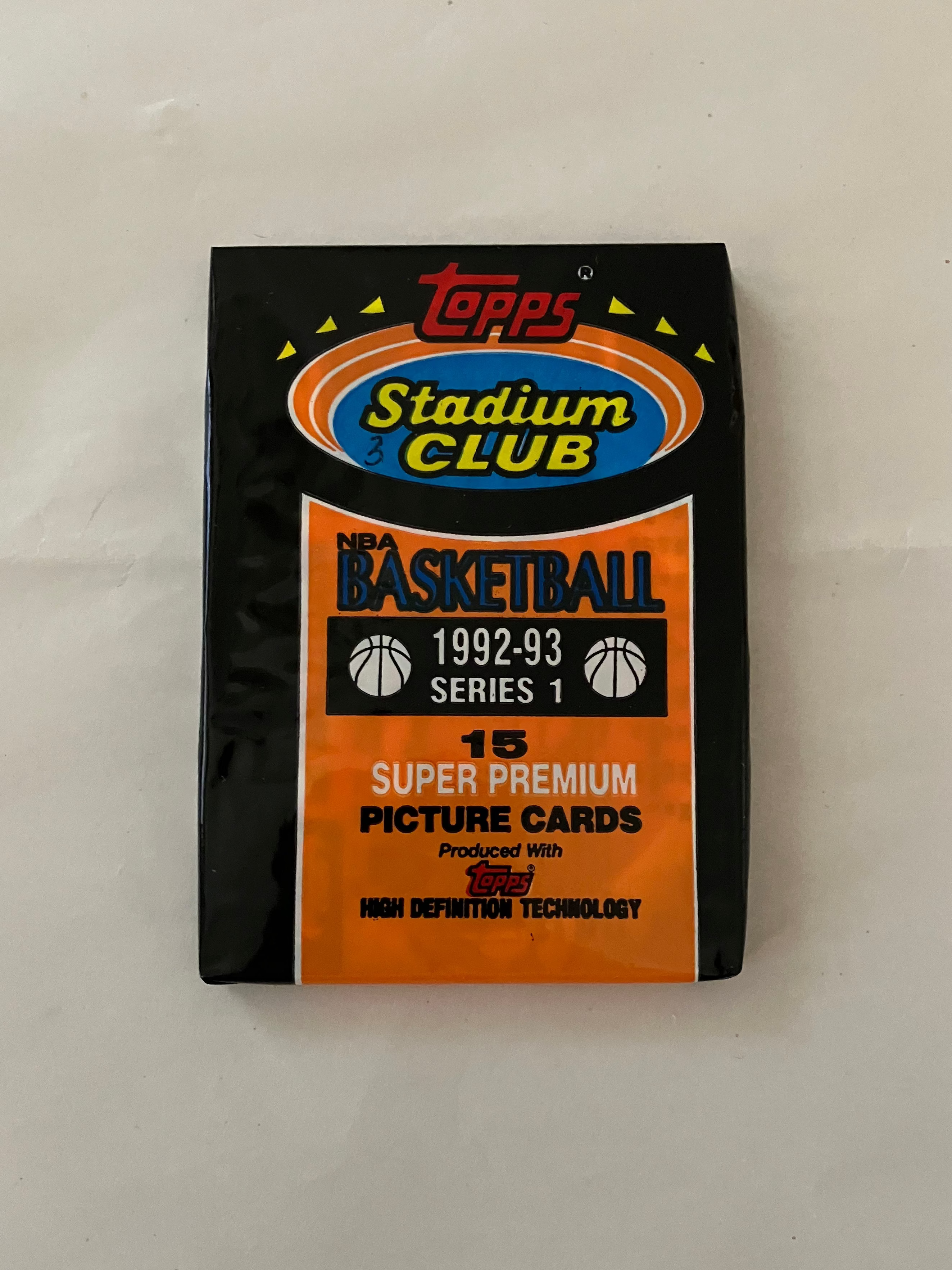 1992-93 Topps Stadium Club Basketball Series 1 Sealed Pack
