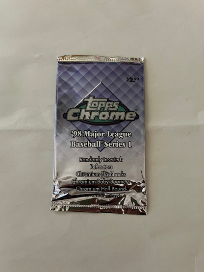 1998 Topps Chrome Major League Baseball Series 1 (sealed pack)