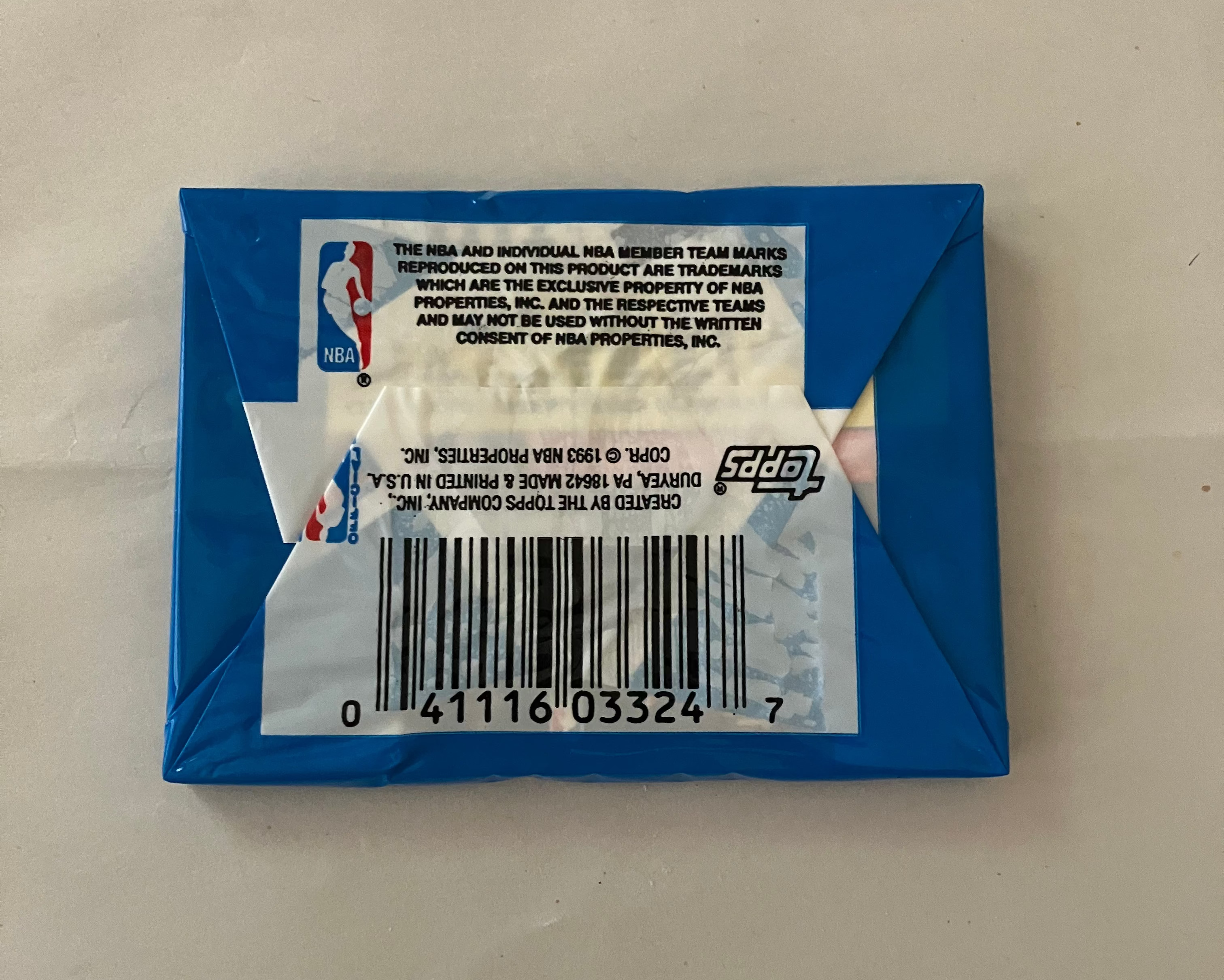 1993 Topps Archives Basketball sealed packs