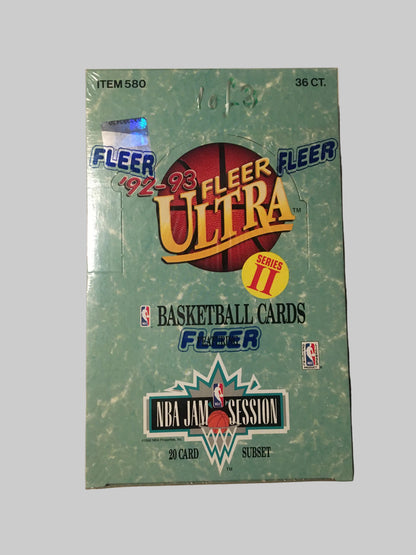 1992-93 Fleer Ultra Series-II Basketball Retail box (Factory Sealed Box)
