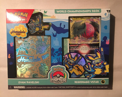 2024 Pokémon HONOLULU WORLD CHAMPIONSHIPS DECK - EVAN PAVELSKI " Factory Sealed"