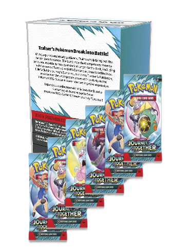 2025 Pokémon TCG: Scarlet & Violet-Journey Together Booster Bundle (6 Packs)