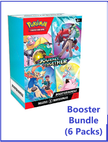 2025 Pokémon TCG: Scarlet & Violet-Journey Together Booster Bundle (6 Packs)