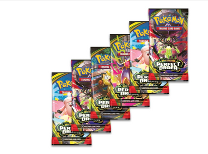 2026 Pokémon TCG: Mega Evolution Perfect Order Booster Bundle (6 Packs) Sealed box (English)