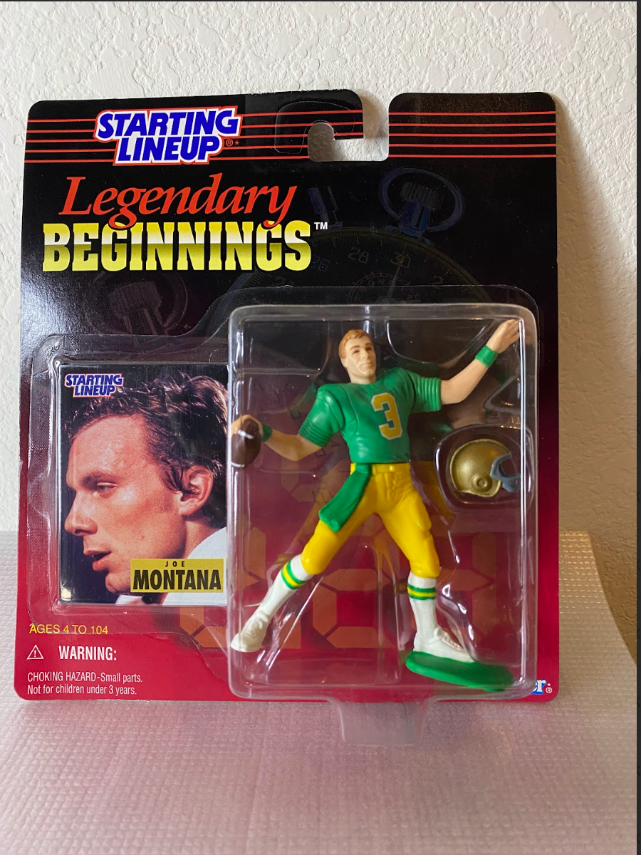 Joe Montana – Legendary Beginnings Starting Lineup Figure