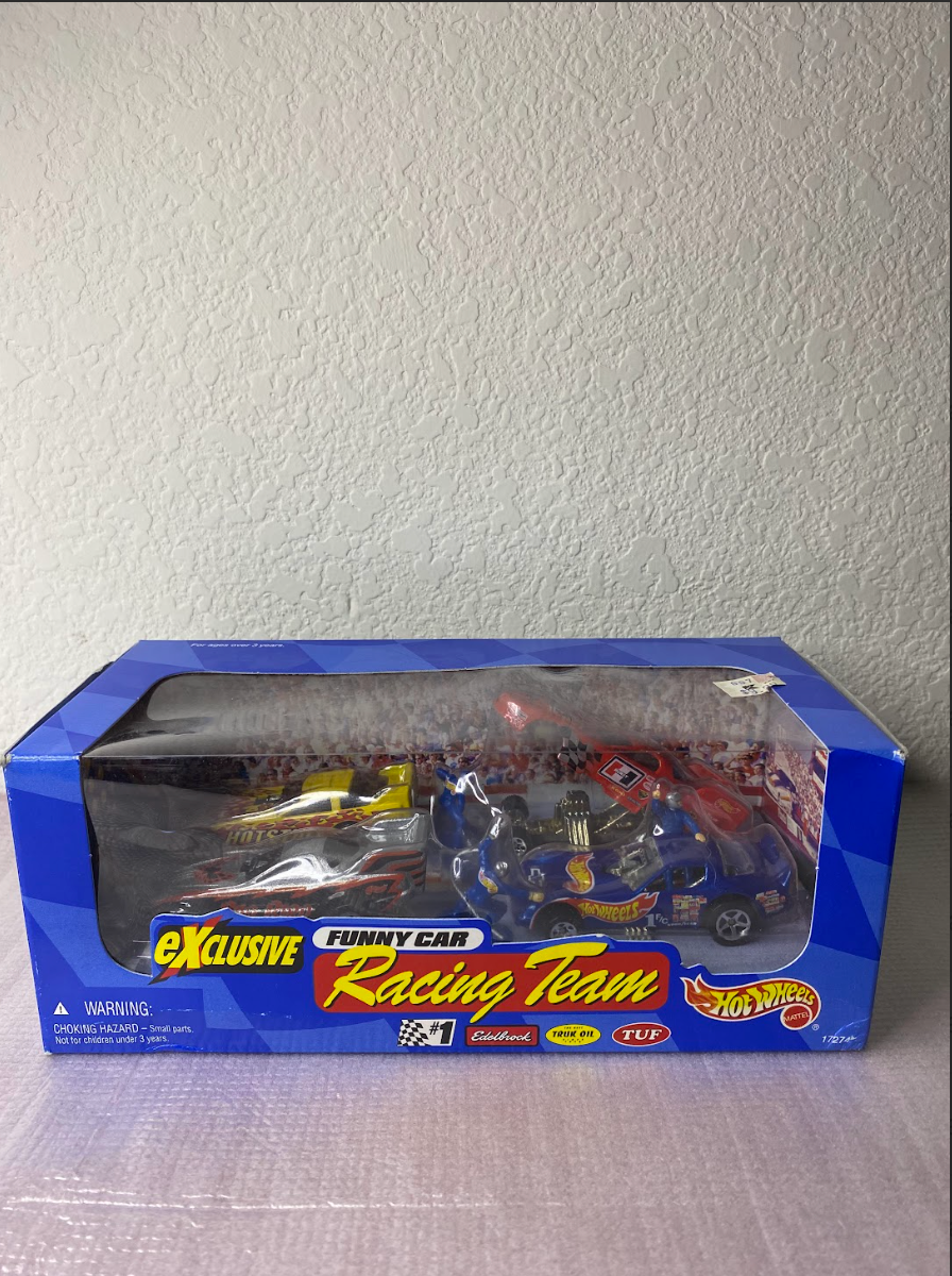 Hot Wheels Exclusive Funny Car Racing Team – 3-Car Collector Box Set (Sealed)