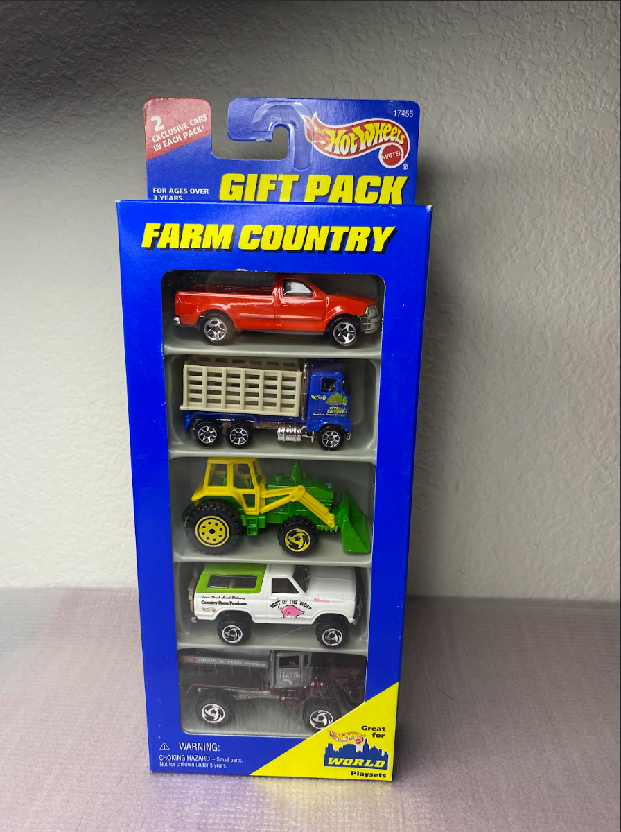 Hot Wheels Farm Country 5-Car Gift Pack – Rural Series Collector Set (Sealed)