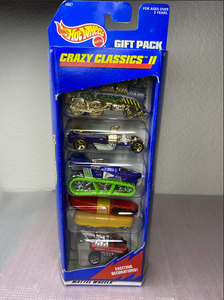 Hot Wheels Crazy Classics II 5-Car Gift Pack – Collector Set (Sealed)