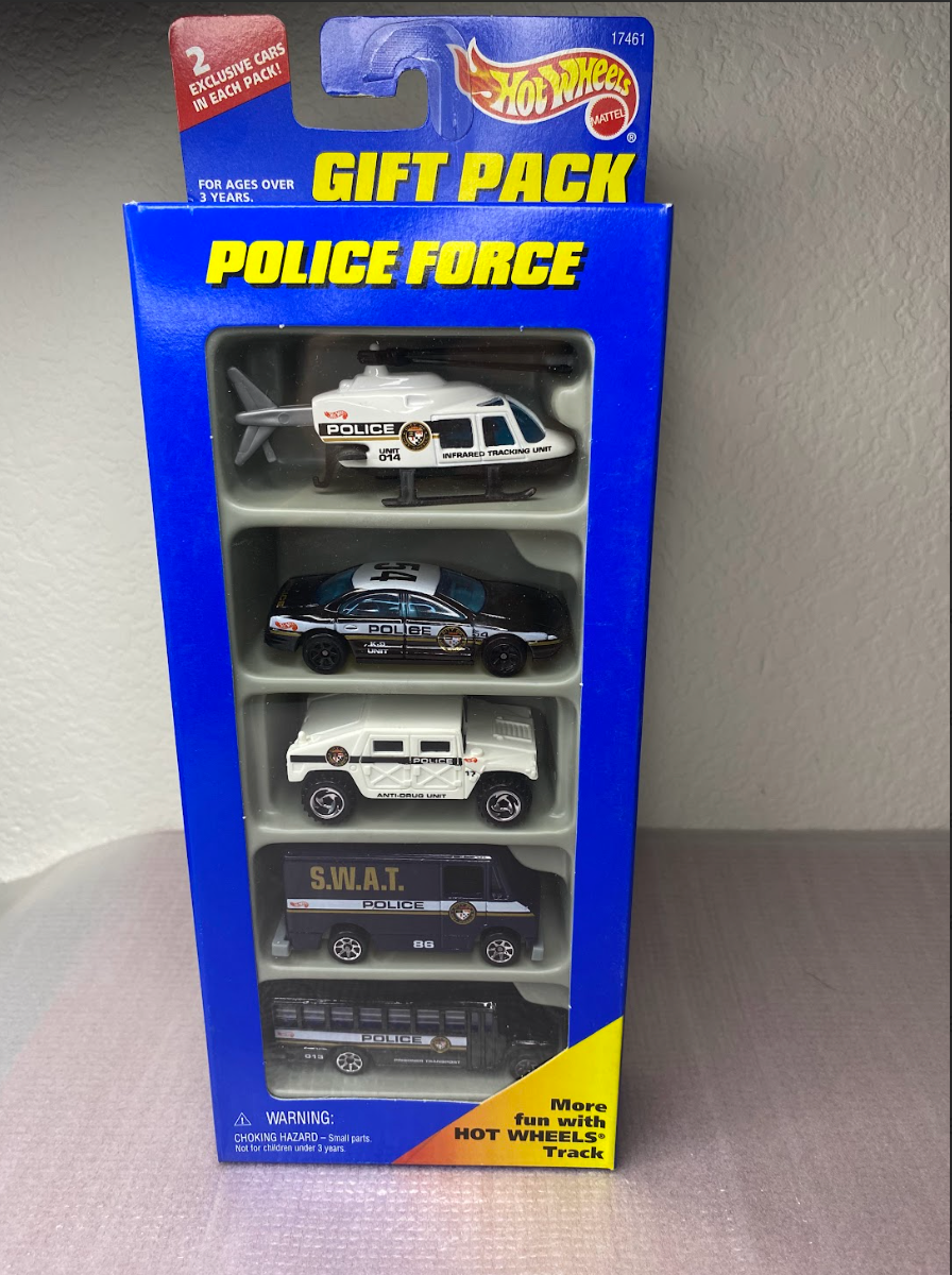 Hot Wheels Police Force 5-Car Gift Pack – Collector Set (Sealed)