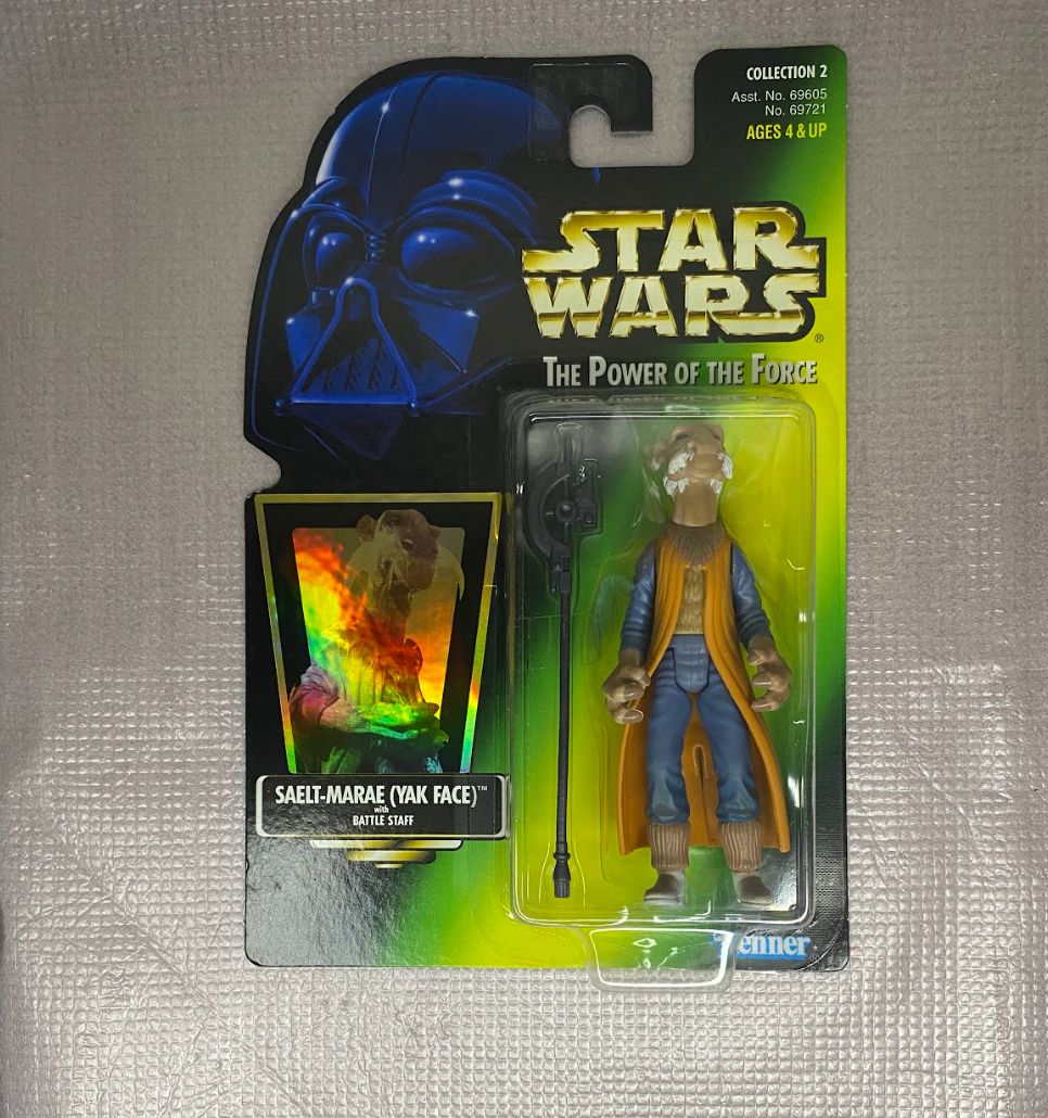 Star Wars: The Power of the Force – Saelt-Marae (Yak Face) with Battle Staff