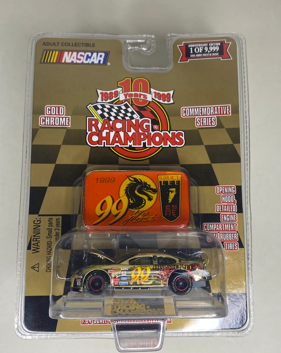 Racing Champions 10th Anniversary Bruce Lee Gold Chrome NASCAR – 1 of 9,999