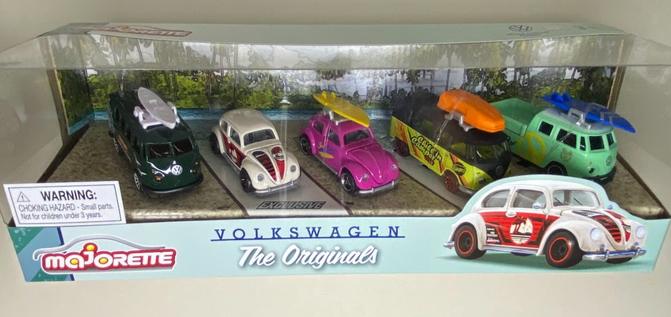 Majorette Volkswagen “The Originals” 5-Car Exclusive Die-Cast Gift Set