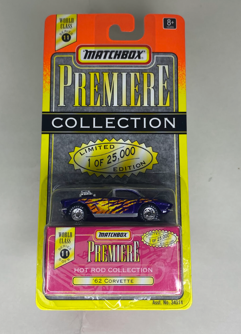 Matchbox Premiere Collection – 1962 Corvette (Tiger Flame Design)