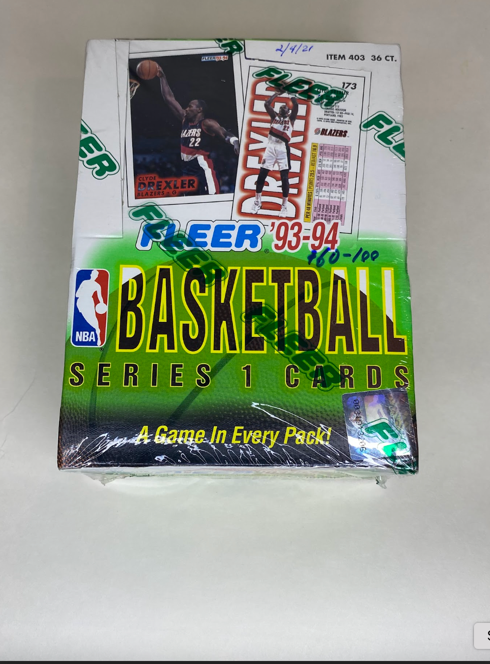 1993-94 Fleer NBA Basketball Cards – Series 1 (Factory Sealed Box)