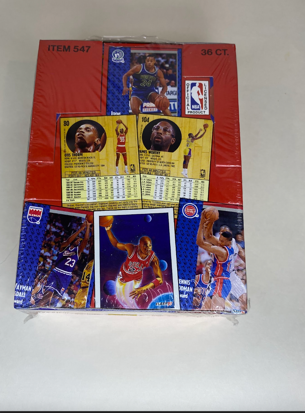 1991-92 Fleer NBA Basketball Cards – Series 1 (Factory Sealed Box)