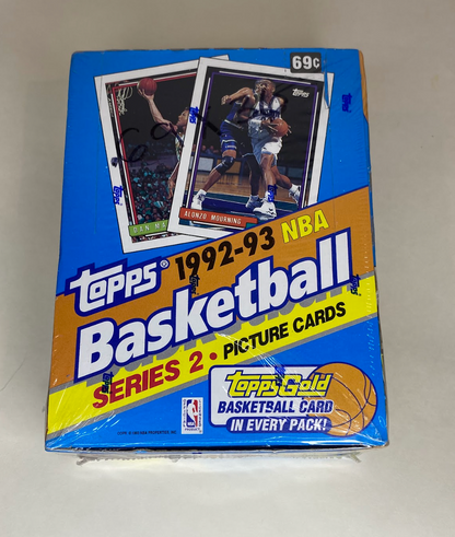 1992-93 Topps NBA Basketball Cards – Series 2 (Factory Sealed Box)