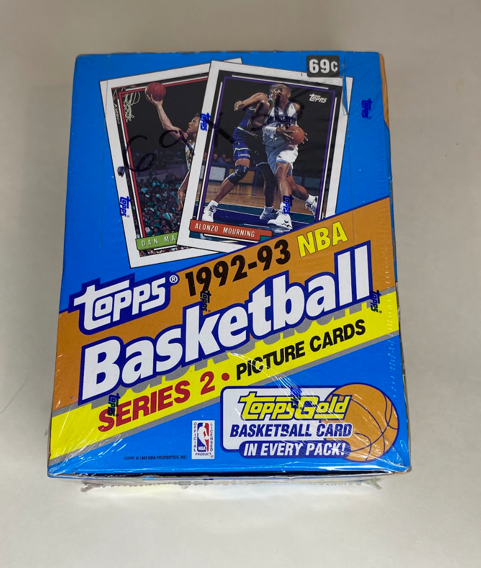 1992-93 Topps NBA Basketball Cards – Series 2 (Factory Sealed Box)