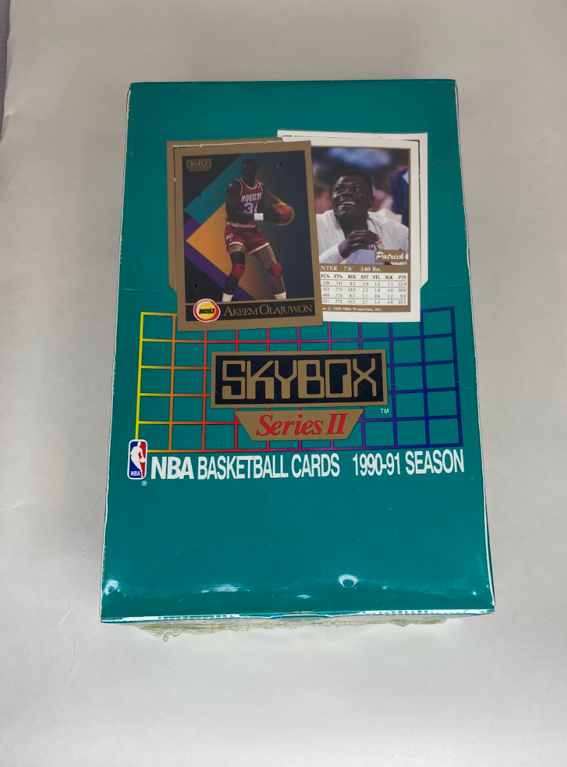 1990-91 SkyBox Series II NBA Basketball Cards – Factory Sealed Box