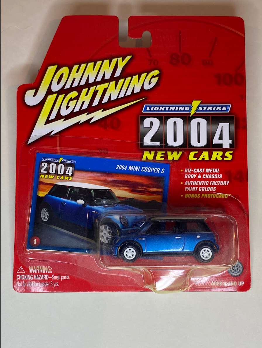 Johnny Lightning 2004 Mini Cooper S | Lightning Strike Series | Die-Cast Metal | MOC