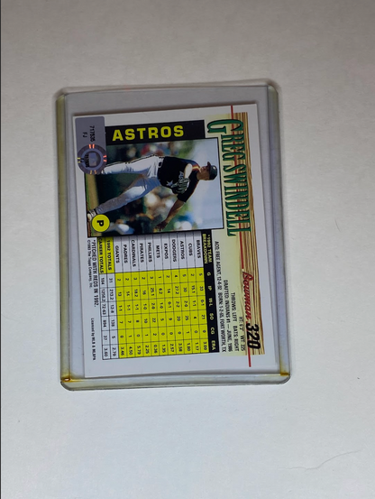 1993 Bowman Greg Swindell Autographed Baseball Card – Houston Astros