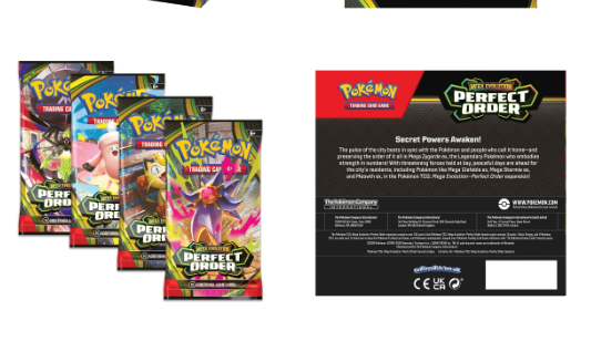 2026 Pokémon Perfect Order Mega Evolution TCG Factory Sealed Booster Box (36 Packs)