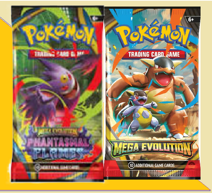 Pokémon TCG Mega Evolution Phantasmal Flames 2 Pack Blister
