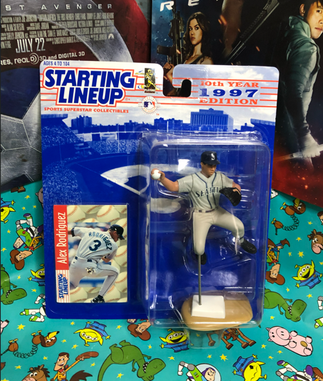 Alex Rodriguez 1997 Starting Lineup Seattle Mariners ~ throwing