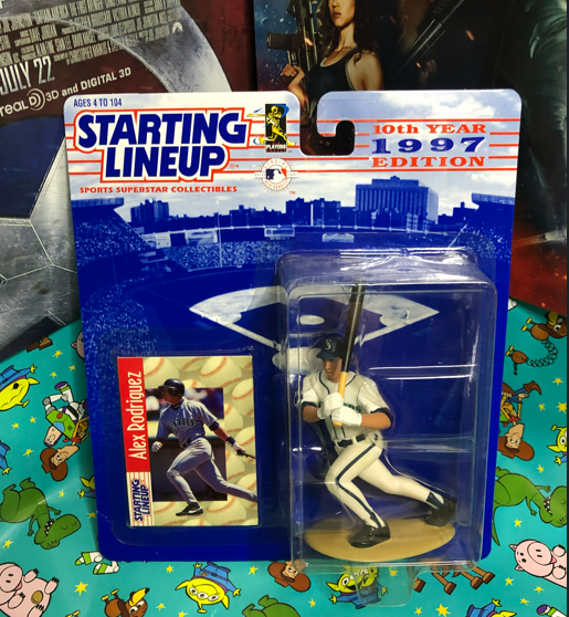 Alex Rodriguez 1997 Starting Lineup Seattle Mariners ~ Batting