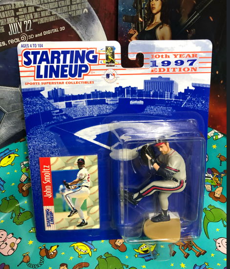 John Smoltz 1997 Atlanta Braves Starting Lineup Baseball MLB HOF~2015