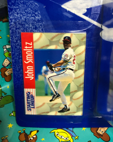 John Smoltz 1997 Atlanta Braves Starting Lineup Baseball MLB HOF~2015