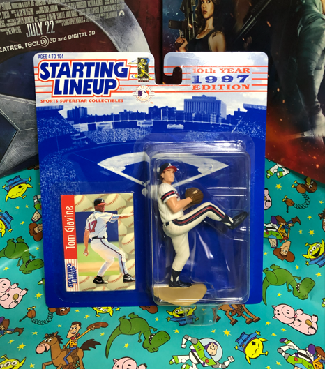 Tom Glavine 1997 Atlanta Braves Starting Lineup Baseball MLB HOF~2014