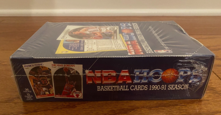 NBA Hoops 1990 Basketball Cards 1990-91 Season Sealed Box - John Stockton