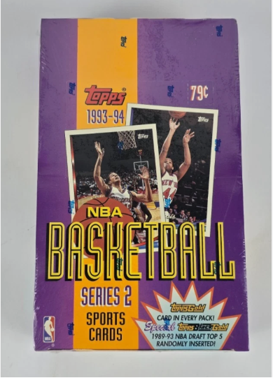 1993-94 Topps NBA Basketball cards Series 2- sealed box